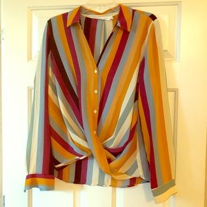 Colorful blouse size large